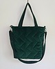 torby na ramię Torba na ramię; zielona; handmade; podreczna; na zamek 4