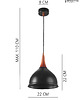 lampy wiszące Loftowa Lampa Wisząca Lageria 4611 2