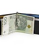 portfele męskie Męski czarny portfel slimwallet ORLOVSKY W04 z klipsem na banknoty 4