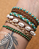 bransoletki z kamieni naturalnych Bransoletka boho !!! Route beads - turkus 1