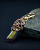 breloki Brelok wire wrapping z kwarcem tytanowym 8