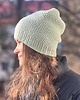 czapki damskie Przejściowa czapka  Marmurka bawełna z merynosem jasna  mięta 1