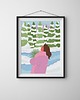 grafiki i ilustracje Plakat Winter Trees 3