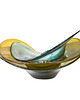 miski i misy Szklana misa turkusowa SHELL 7