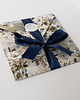 kartki scrapbooking Kartka ślubna kopertówka kwiatowa granatowa 1