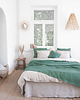 koce i narzuty Lniana Narzuta EUCALYPTUS GREEN 7
