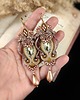 kolczyki soutache Kolczyki sutasz Glamorous Mocha Mousse 1