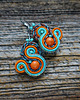 kolczyki soutache Małe kolczyki sutasz 2