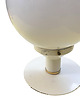 lampy stołowe Biała, kulista lampa stołowa space age, Polska lata 80. 2