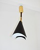 lampy wiszące Lampa wisząca Mid-Century Modern, mosiądz i metal, lata 70., 6