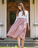 spódnice midi Pink Pastel - bawełniana spódnica midi 3