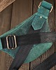 saszetka nerka SASZETKA DAMSKA SKÓRZANA NERKA W STYLU VINTAGE ZIELONA PAOLO PERUZZI T-97-HGR 6