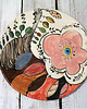 patery i talerze malowane talerze -  Boski Kwiat /24 cm 1
