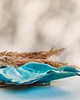 patery i talerze Patera Leaves - turkusowy liść 2