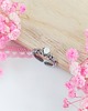 pierścionki srebrne Pierścionek Masa Perłowa regulowany stal chirurgiczna handmade 3