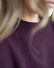 swetry damskie  Sweter Simple wiśniowy 1