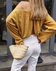 bluzki z długim rękawem damskie Zora top yellow 1