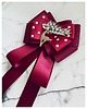 broszki Brosza  / Krawat w kolorze burgund  z Reniferem Exclusive 3