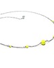 kolie Alloys Collection - neon yellow pearls -naszyjnik 1