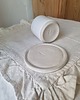 kubki Kubek ceramiczny z talerzykiem/ czarka ze spodkiem 5