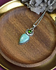 wisiory Posrebrzany ozdobny wisiorek z amazonitem i peridotem #621 1