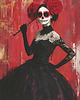 plakaty Plakat - Santa muerte in black 2
