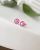 kolczyki swarovski Kolczyki - kryształy Swarovski -Piwoniowe Drobiny 1