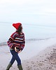 swetry damskie  Sweter handmade  melanż  z wełną 3