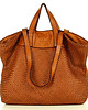torby na ramię Torba damska pleciona shopper bag - MARCO MAZZINI brąz karmel 2