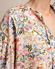 koszule damskie  Jedwabna koszula z bufiastymi rękawami, FLORAL BLUE SPRING 6
