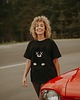 t-shirt damskie T-shirt oversize Mocha Teddy dla mamy 4