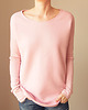bluza bez kaptura damska Gruby Wąski rękaw Jasny róż 1