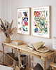 grafiki i ilustracje DWA PLAKATY galeria botaniczne chinoiserie 1