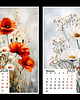 kalendarze i plannery Kalendarz 2026 Kwiecista łąka 15x21,13x18,10x15 cm 1