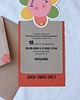kartki scrapbooking Flower Power. Hippie zaproszenia urodzinowe 3