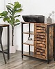 komody i szafki Szafka Drewniana Komoda z Półkami Rustic 4