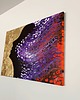 obrazy QUEEN OF THE NIGHT II 60x90 Ręcznie malowany Duży obraz Abstrakcja do salonu 2