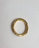 pierścionki złote Pierścionek ZEN nr.1, rustic, owal, mosiądz młotkowany 3