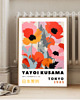 plakaty PLAKAT dekoracyjny , Yayoi Kusama, wystawowy, kwiaty 3