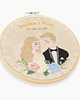 Ślub - inne Personalizowana pamiątka ślubna, haft w tamborku 6