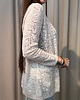 swetry damskie  Narzutka siatka Beige 1