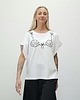 t-shirt damskie Bawełniany bezrękawnik z nadrukiem - Black bikini top 4