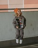 bluzy dla chłopców Bluza oversize Robot Teddy 3
