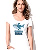 t-shirt damskie Koszulka damska  Grandma shark 1