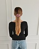 gumki do włosów Gumka jedwabna, scrunchie, pink lemoniade MIDI 1