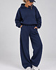 komplety damskie Dres Hoodie + Baggy 2W1 NAVY BLUE 1