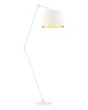 lampy podłogowe Funkcjonalna lampa stojąca do salonu na wysięgniku regulowanym MANILA GOLD 9