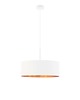 lampy wiszące Nowoczesna lampa wisząca do salonu z abażurem SINTRA GOLD fi - 50 cm 3