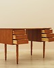 biurka Biurko tekowe, duński design, lata 70, produkcja: Dania 2