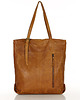 torby na ramię Miękka torba typu shopper z kieszeniami  - brąz camel 5